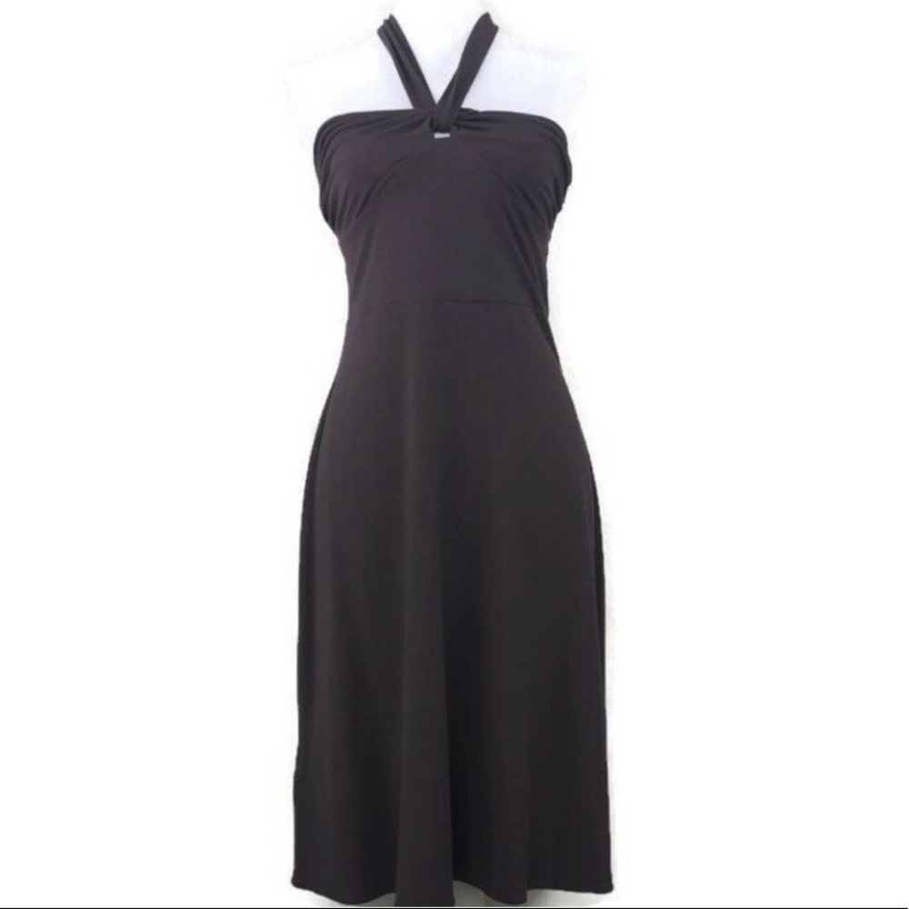 Ann Taylor Halter Purple Summer Dress Size XS